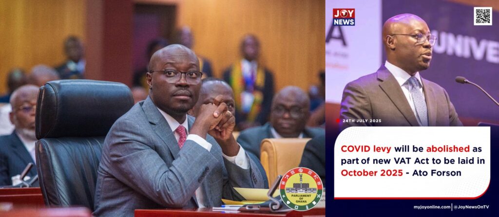 Finance Minister announces Ghana VAT reform and COVID levy removal 2025