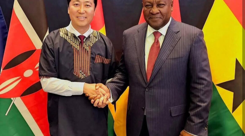 Kojo Choi and president John Mahama