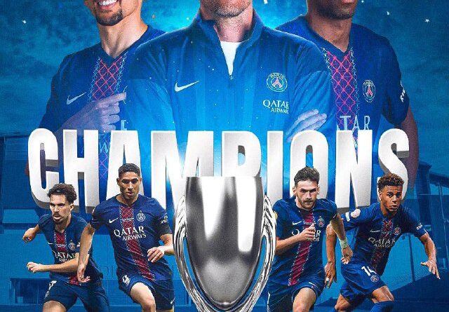 PSG are UEFA super cup champions
