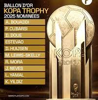 list of 2025 kopa tropy nominees